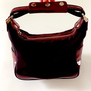 Tod’s Mini Micky Patent Leather & Nylon Bag